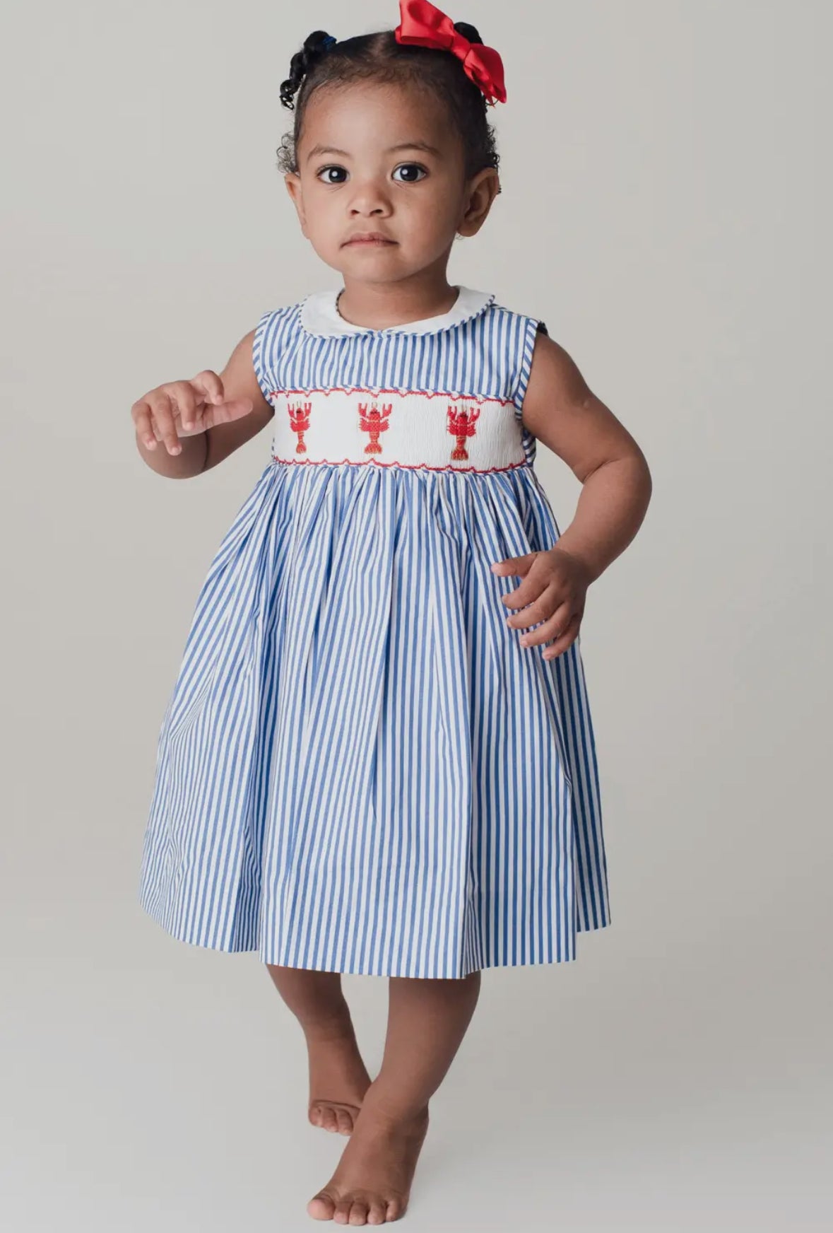 Lobster Smocked Dress