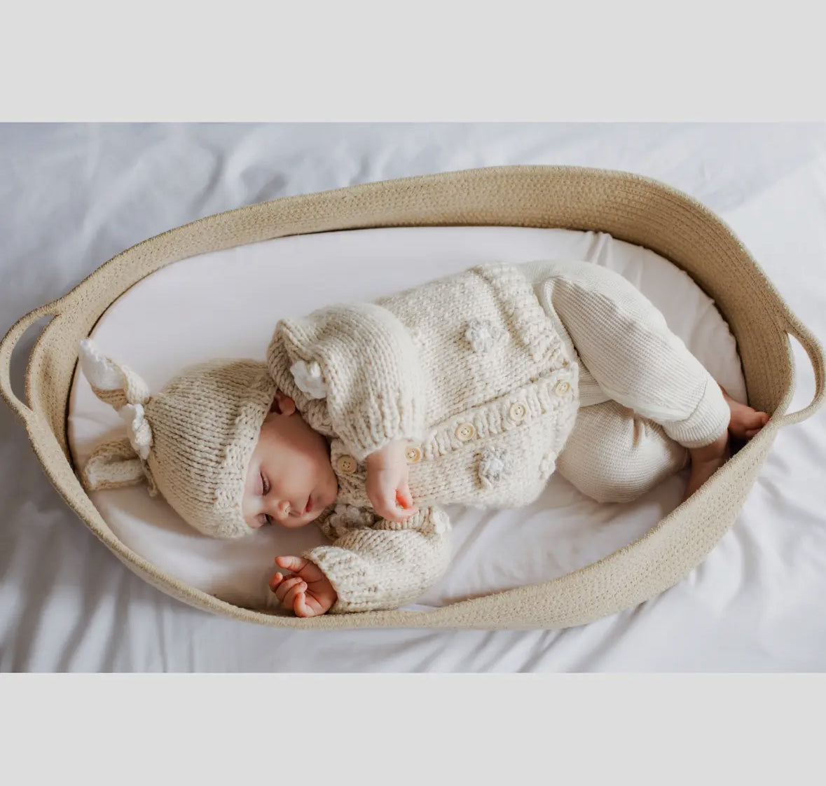 Flower Cardigan in Natural