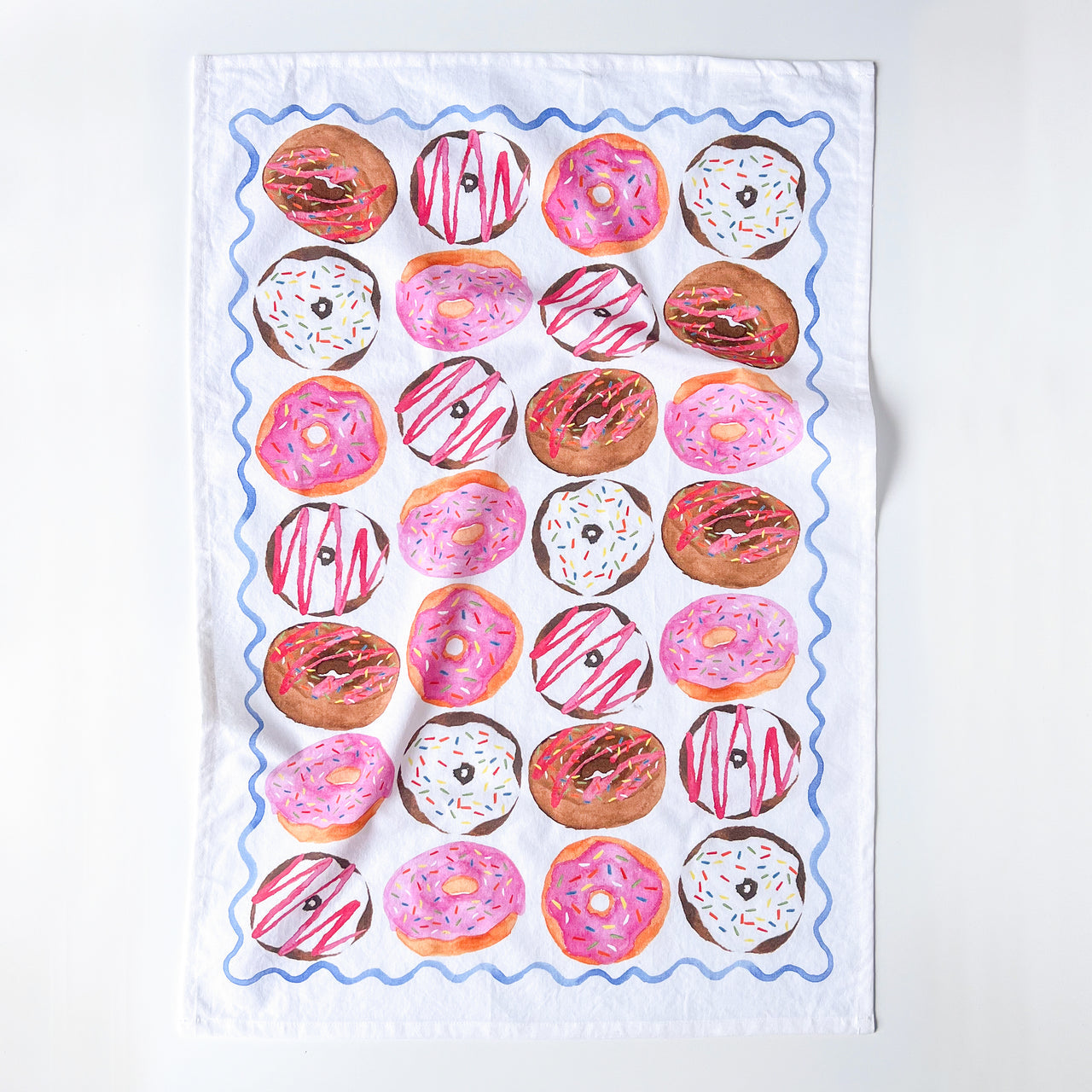 Donuts Tea Towel