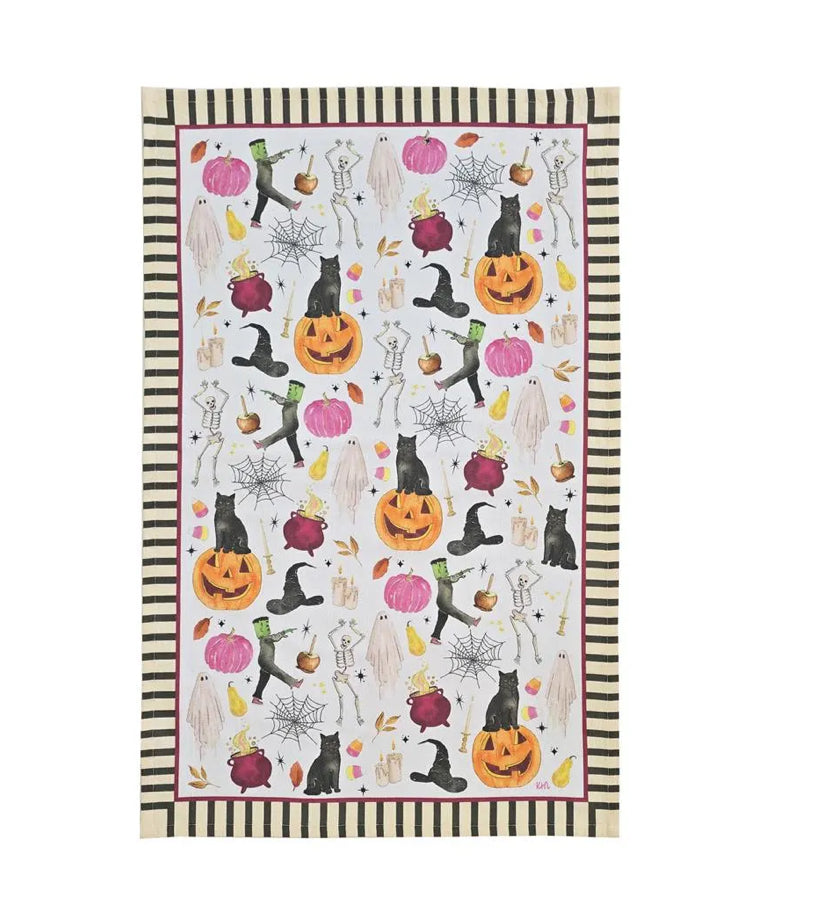 Tricks &amp; Treats Tea Towel