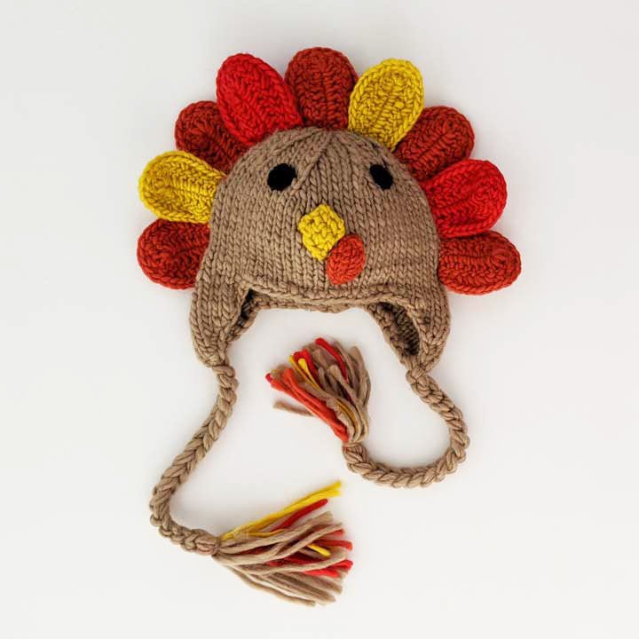 Turkey Ear Flap Beanie Hat Baby &amp; Kids