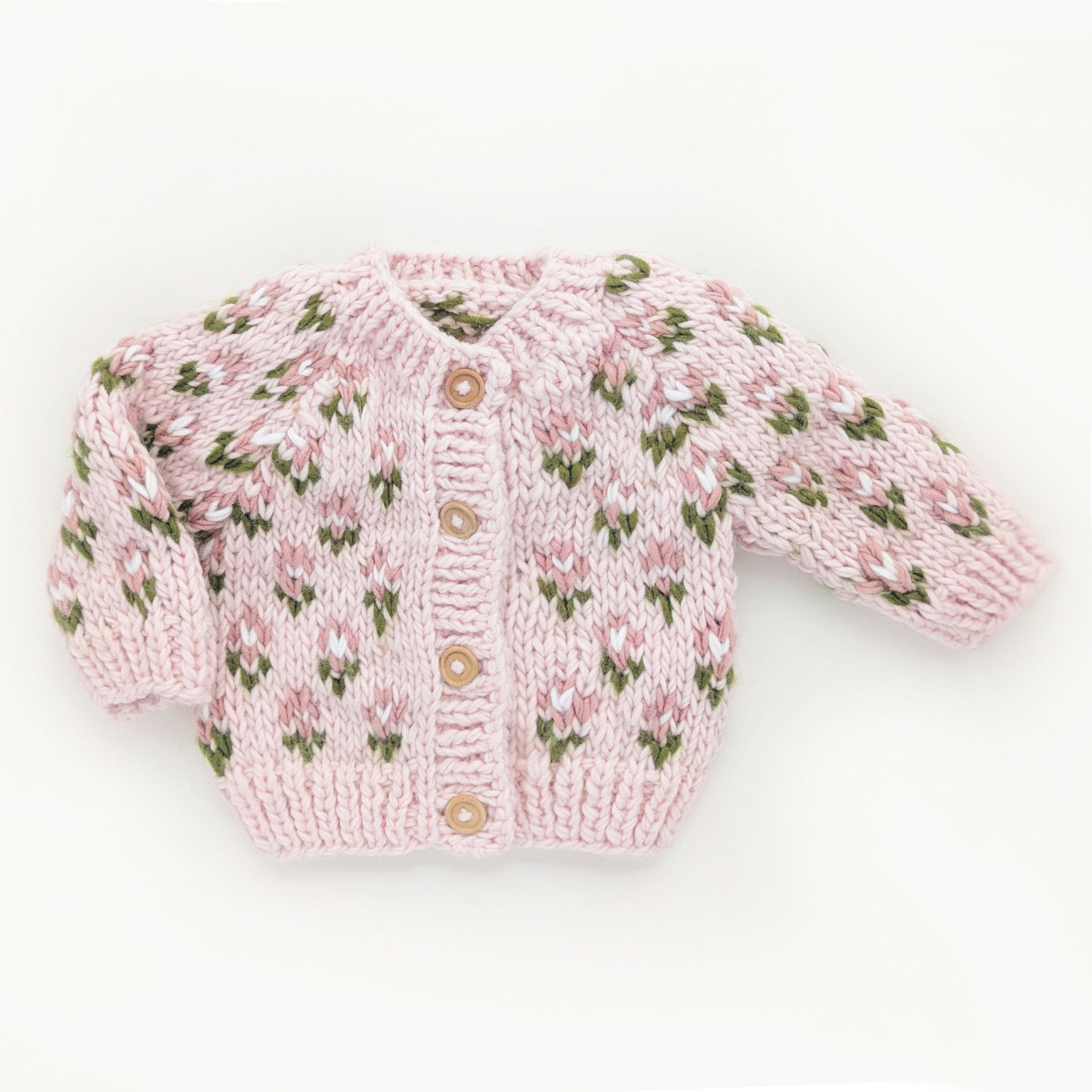 Bitty Blooms Blush Cardigan Sweater for Baby &amp; Toddler